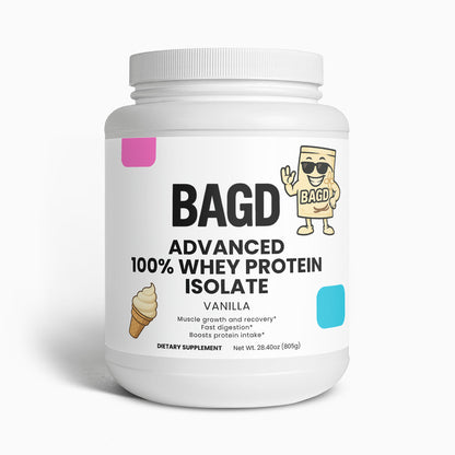 Advanced 100% Whey Protein Isolate (Vanilla)